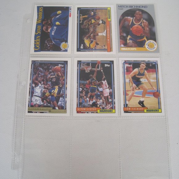 Golden State Warriors Lot Of 6 NBA Player Cards - Picture 1 of 6